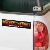 Ontvangsten van de Tea Party Bumpersticker (Op Truck)