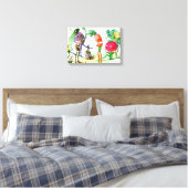 Ontvangsten van de Vege-Mannen 2 Canvas Afdruk (Insitu (Slaapkamer))
