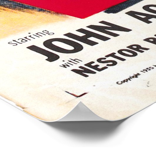 Ontvangsten van het klassieke horror-Poster van 19 Poster (Hoek)