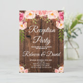 Ontvangstfeest, Ontvangstdiner Kaart (Staand voorkant)