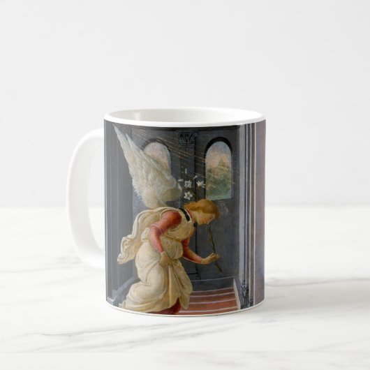 Ontvangstijding door Sandro Botticelli Koffiemok (Voorkant links)