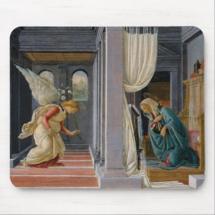 Ontvangstijding door Sandro Botticelli Muismat