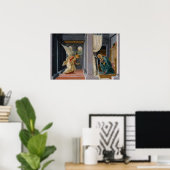 Ontvangstijding door Sandro Botticelli Poster (Thuiskantoor)