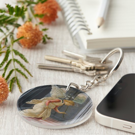 Ontvangstijding door Sandro Botticelli Sleutelhanger (Voorkant Rechts)