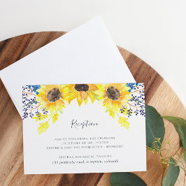 Ontvangstkaart Bloemenvelden Kaart