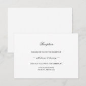 Ontvangstkaart - DE BESTE Suite Informatiekaartje (Voorkant / Achterkant)