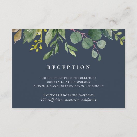 Ontvangstkaart Eucalyptusbos Informatiekaartje (Voorkant)