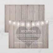 Ontvangstkaart met hartvlekken informatiekaartje (Voorkant / Achterkant)