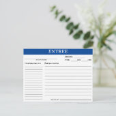 Ontvangstkaart voor bomen uitnodiging briefkaart (Staand voorkant)