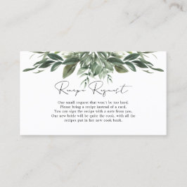 Ontvangstkaart voor olievlek visitekaartje