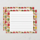 Ontvangstkaart voor vakantieverraad briefkaart (Voorkant / Achterkant)