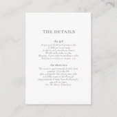 Ontvangstkaart voor vulgegevens behuizing informatiekaartje (Voorkant)