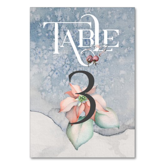 Ontvangsttabel voor kersttasmakerij/weddenschap #3 kaart (Achterkant)