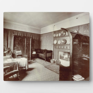 Ontvangstzaal, Kelmscott House, Londen, 1896 (foto Fotoplaat