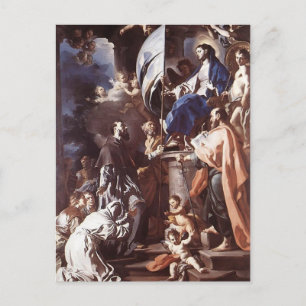 Ontvangt de banner van Sint Sepulcher Briefkaart