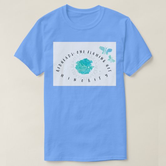 Ontvangt één brandende hete minderheid t-shirt (Design voorkant)