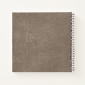 Ontvangt laptop met jouw naam erop notitieboek (Achterkant)