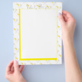 Ontvangt Notitieboek pagina's Lemons Daisy Kitchen Flyer (Hand)