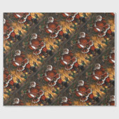 Ontvapt kerstpapier cadeaupapier (Vlak)