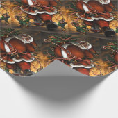 Ontvapt kerstpapier cadeaupapier (Hoek)