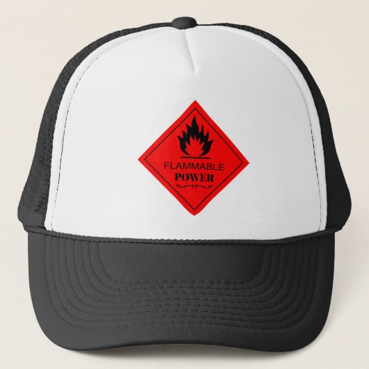ONTVLAMBAAR KRACHT TRUCKER PET (Voorkant)