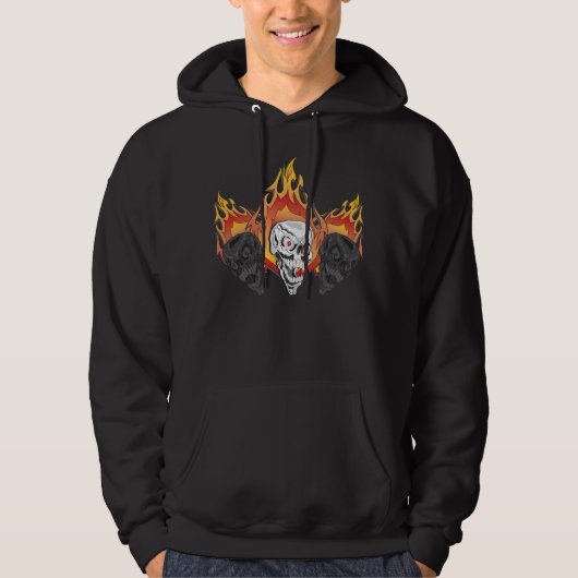 Ontvlambare huid Halloween Hoodie (Voorkant)