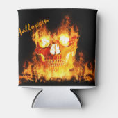 Ontvlambare schedel blikjeskoeler (Voorkant)