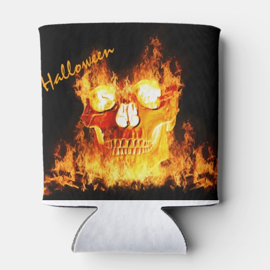 Ontvlambare schedel blikjeskoeler (Achterkant)