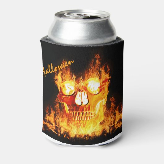 Ontvlambare schedel blikjeskoeler (Blikje Achterkant)