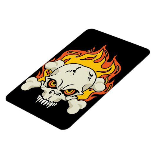 Ontvlambare schedel en kruisbeenderen magneet (Linkerzijde)