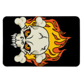 Ontvlambare schedel en kruisbeenderen magneet (Horizontaal)