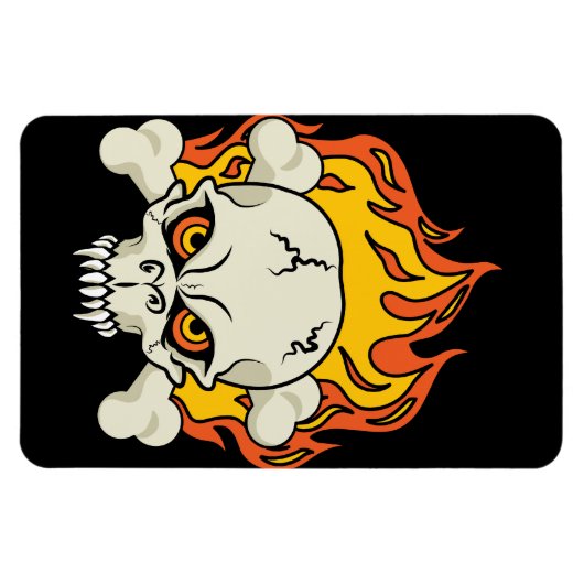 Ontvlambare schedel en kruisbeenderen magneet (Horizontaal)