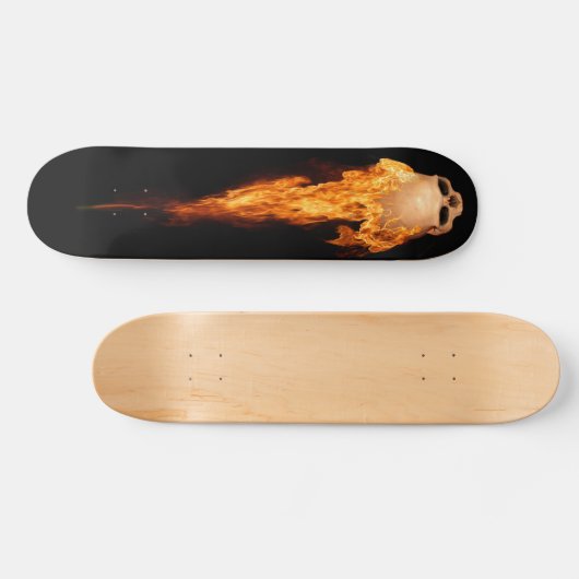 Ontvlambare schedel persoonlijk skateboard (Horizontaal)