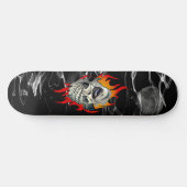 Ontvlambare schedel skateboard (Horizontaal)