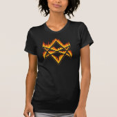 Ontvlambare stof Hexagram T-Shirt (Voorkant)