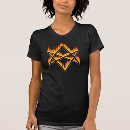 Ontvlambare stof Hexagram T-Shirt (Voorkant)