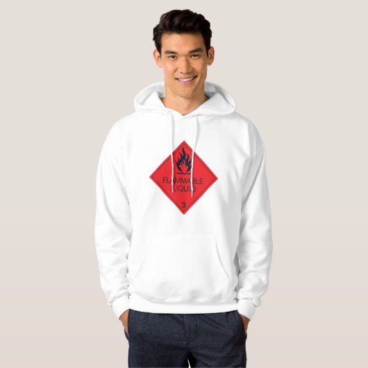 Ontvlambare Vloeibare Mannen Hoodie (Voorkant volledig)