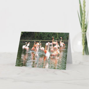 Ontvlammen en reflecties feestdagen kaart