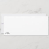 Ontvlammen met een openingsbriefkaart voor wijn (Achterkant)