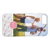 Ontvlammen op strips | Foto en monogram toevoegen Case-Mate iPhone Case (Achterkant (Horizontaal))