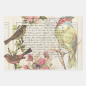  ontvlechting botanische epheera inpakpapier vel (Voorkant 2)