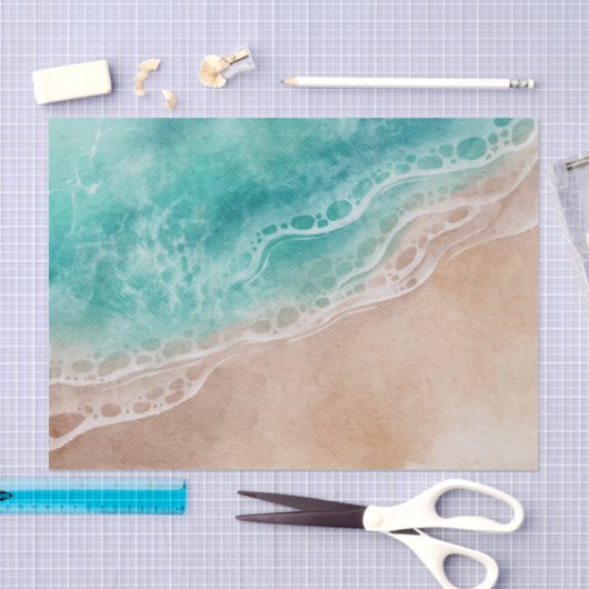 Ontvlechting oceaankuil tissuepapier (Craft)