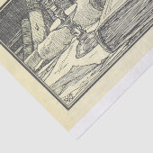 Ontvlechting van de schedel van de haktalchemie tissuepapier (Detail)