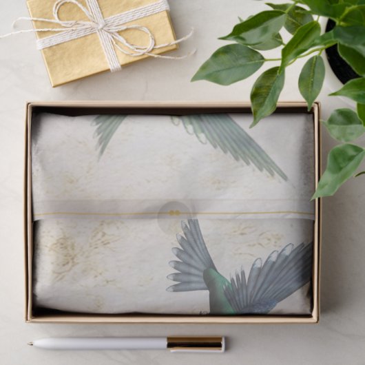 Ontvlechting van dieren, bloemen en scrollen tissuepapier (Geschenk)