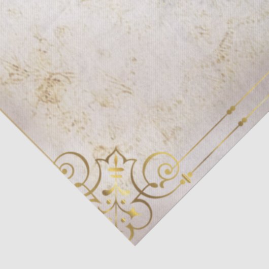 Ontvlechting van dieren, bloemen en scrollen tissuepapier (Detail)