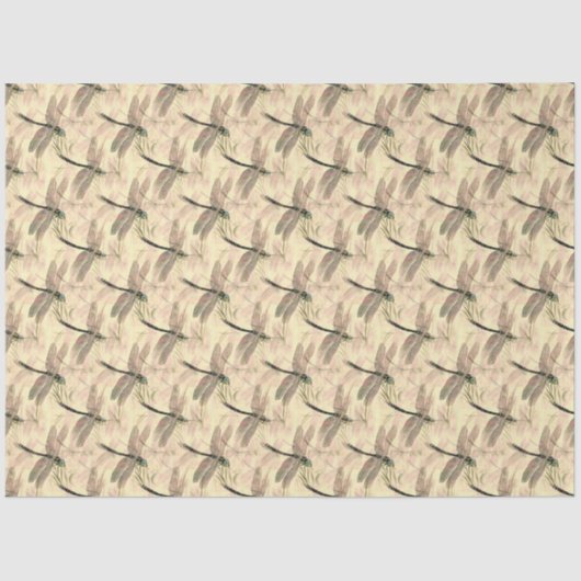 Ontvlechting van kunstmatig gouden vormgeving met tissuepapier (Voorkant)