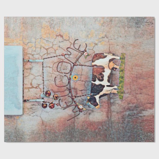 Ontvlechting van Western Boerderij voor Rustisch l Cadeaupapier (Vlak)