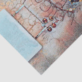 Ontvlechting van Western Boerderij voor Rustisch l Tissuepapier (Detail)