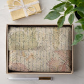 Ontvlechtingspapier voor Floral en Script Tissuepapier (Geschenk)