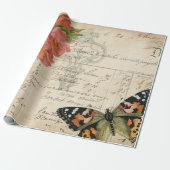 Ontvlechtingspapier voor vlinderephemera cadeaupapier (Uitgerold)